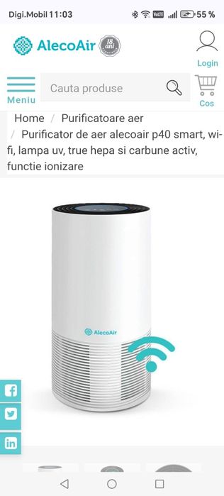 Purificator AlecoAir P40 Smart