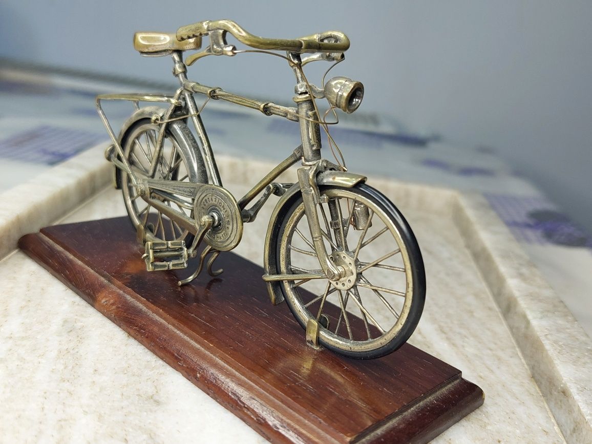 Miniatura Bicicleta Argint "Sacchetti"