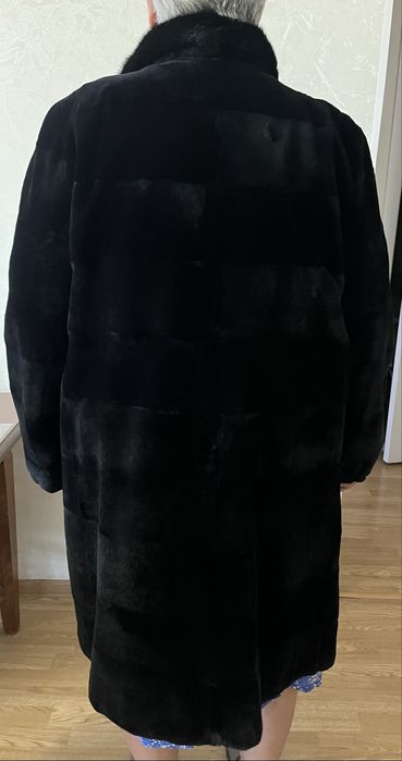 Шуба из бритой норки