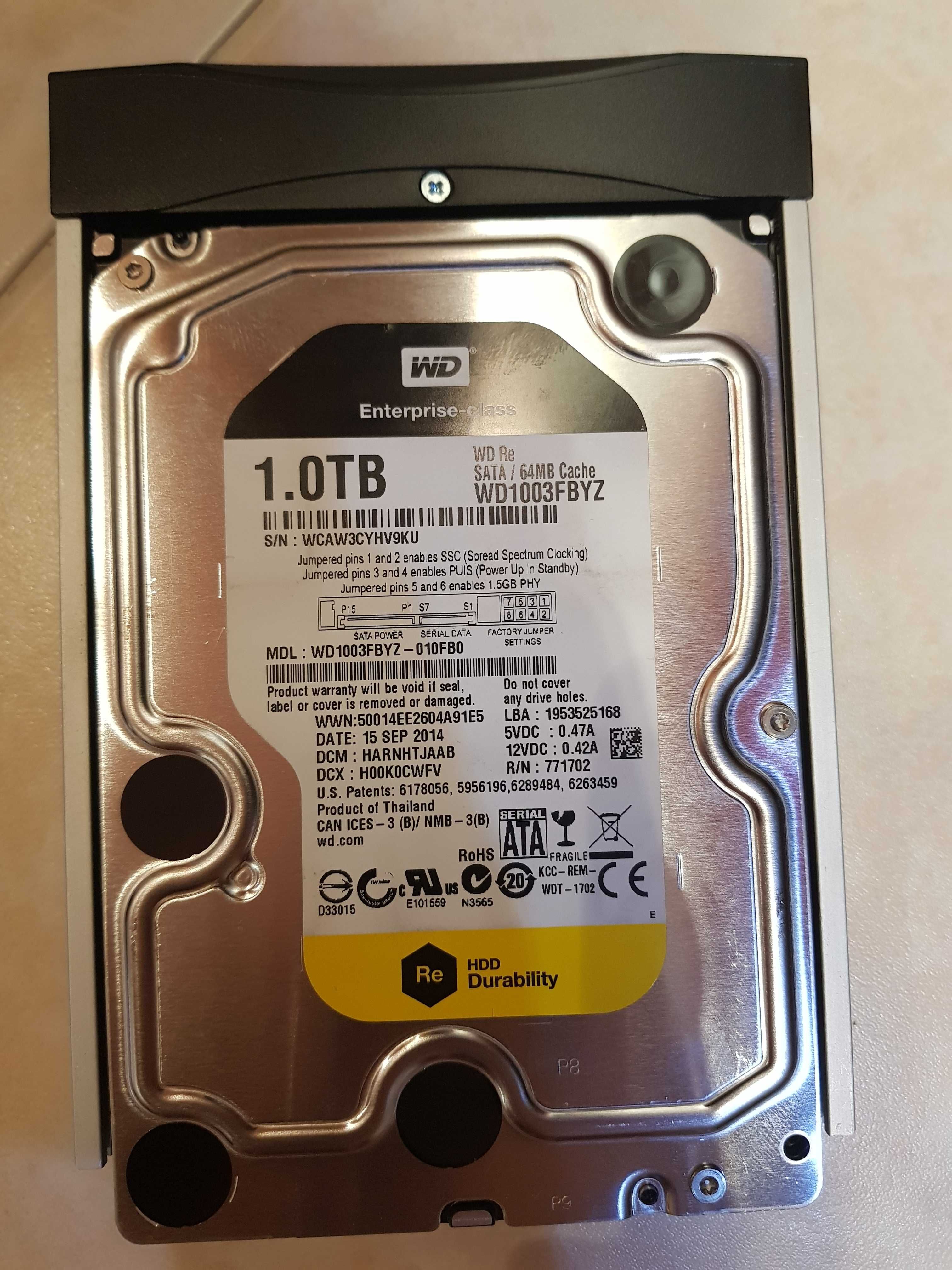 Твърд диск Western Digital RE WD1003FBYZ 1TB 3.5" Enterprise SATA6.0Gb