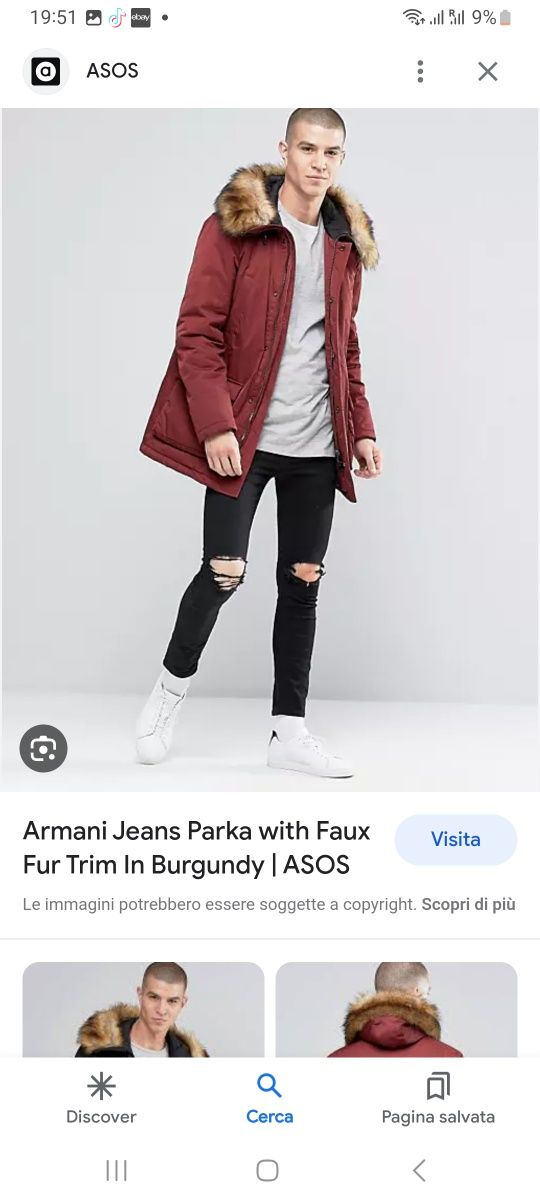 Parka Armani Jeans marimea 52