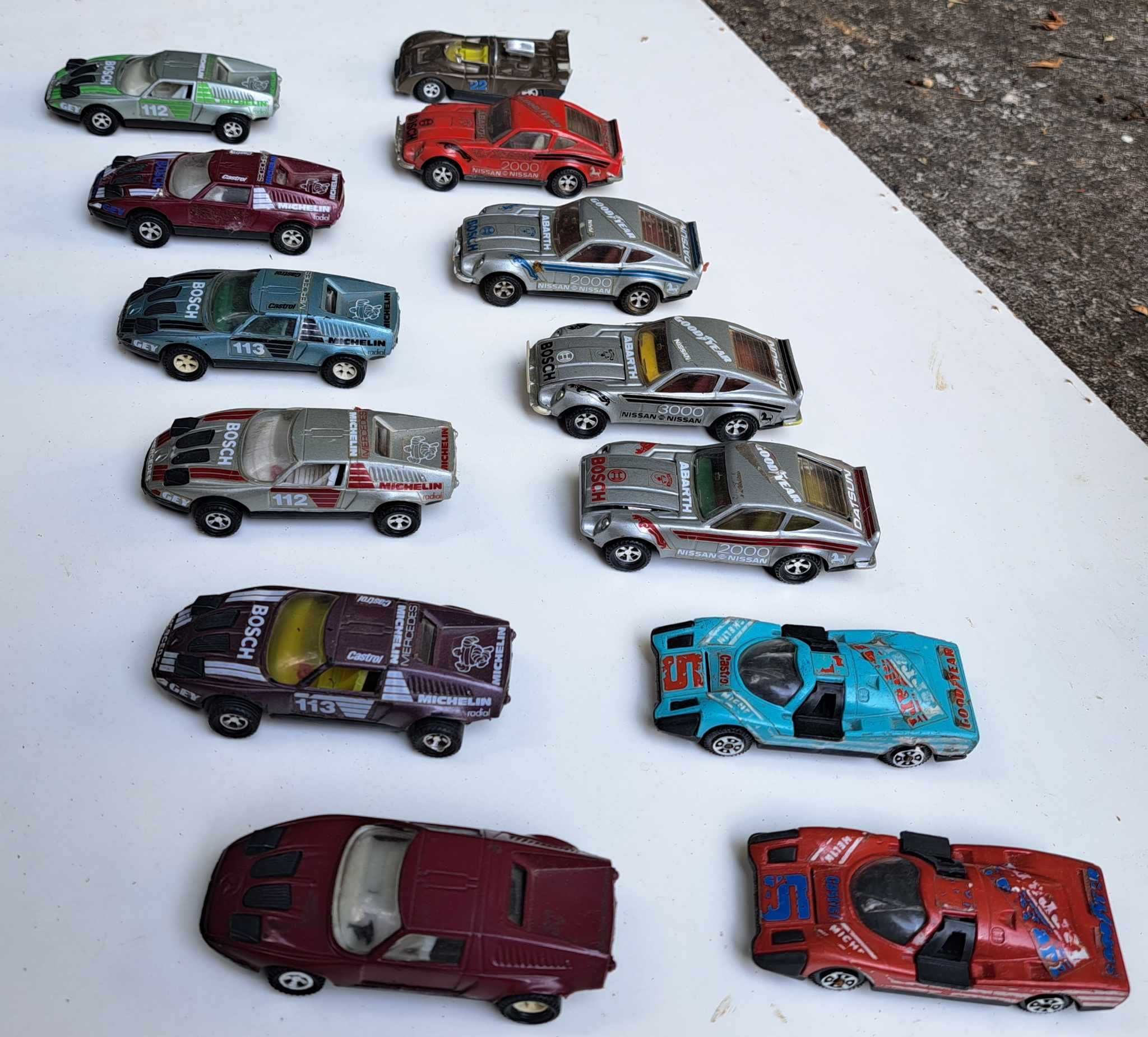 Пластмасови модели Mercedes C111, Datsun, Ferrari, Matra 1/43