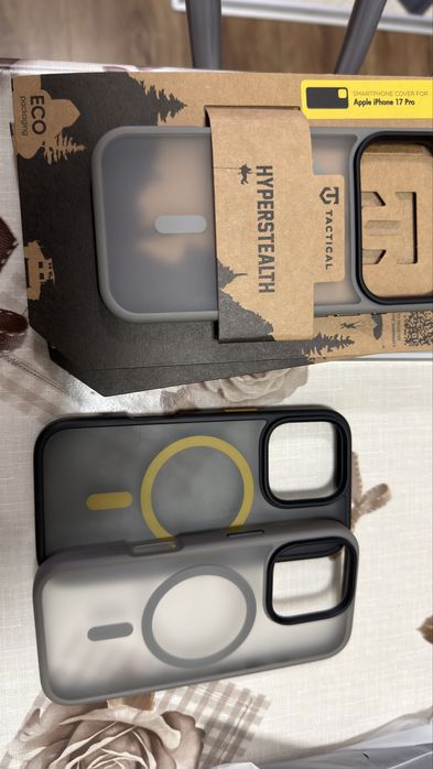 Husa iphone 17 pro 16 pro Tactical Nillkin frosted Magsafe black