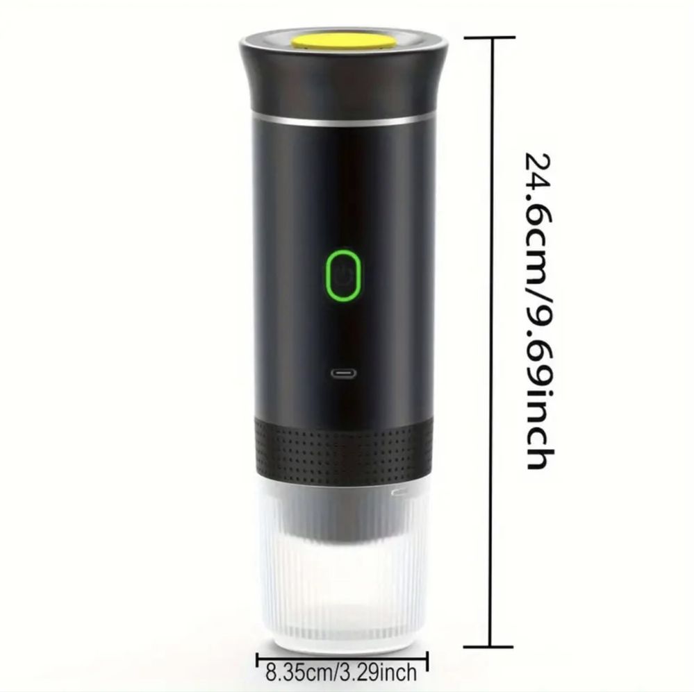 Преносима Електрическа Кафемашина USB Зареждане, Капсули, Смляно Кафе!