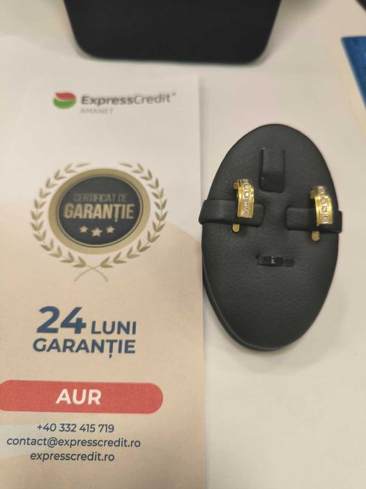Cercei aur 18k 5,57g (b.43719 AG24) - Garantie 2 ani!