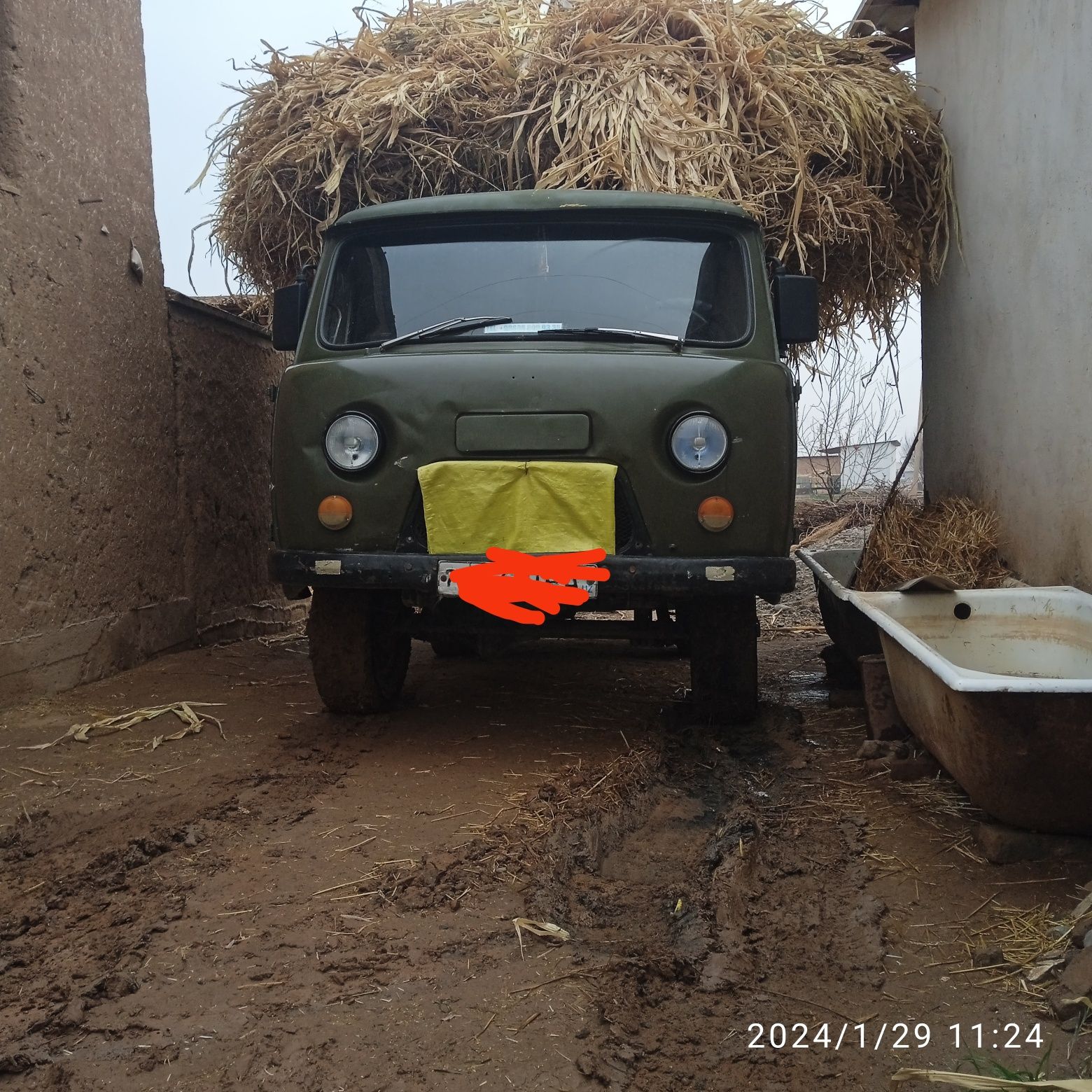 Uaz 452 yili 1984 gaz metan