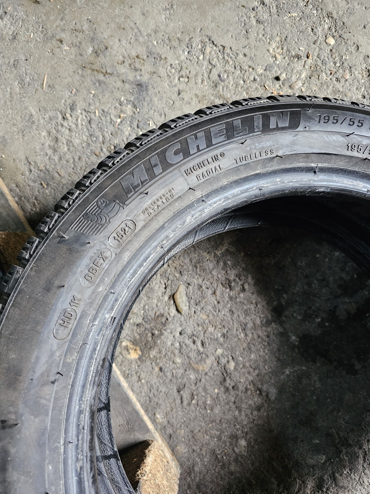 4 anvelope iarna 195 55 16 Michelin Alpin 6 2021 7mm