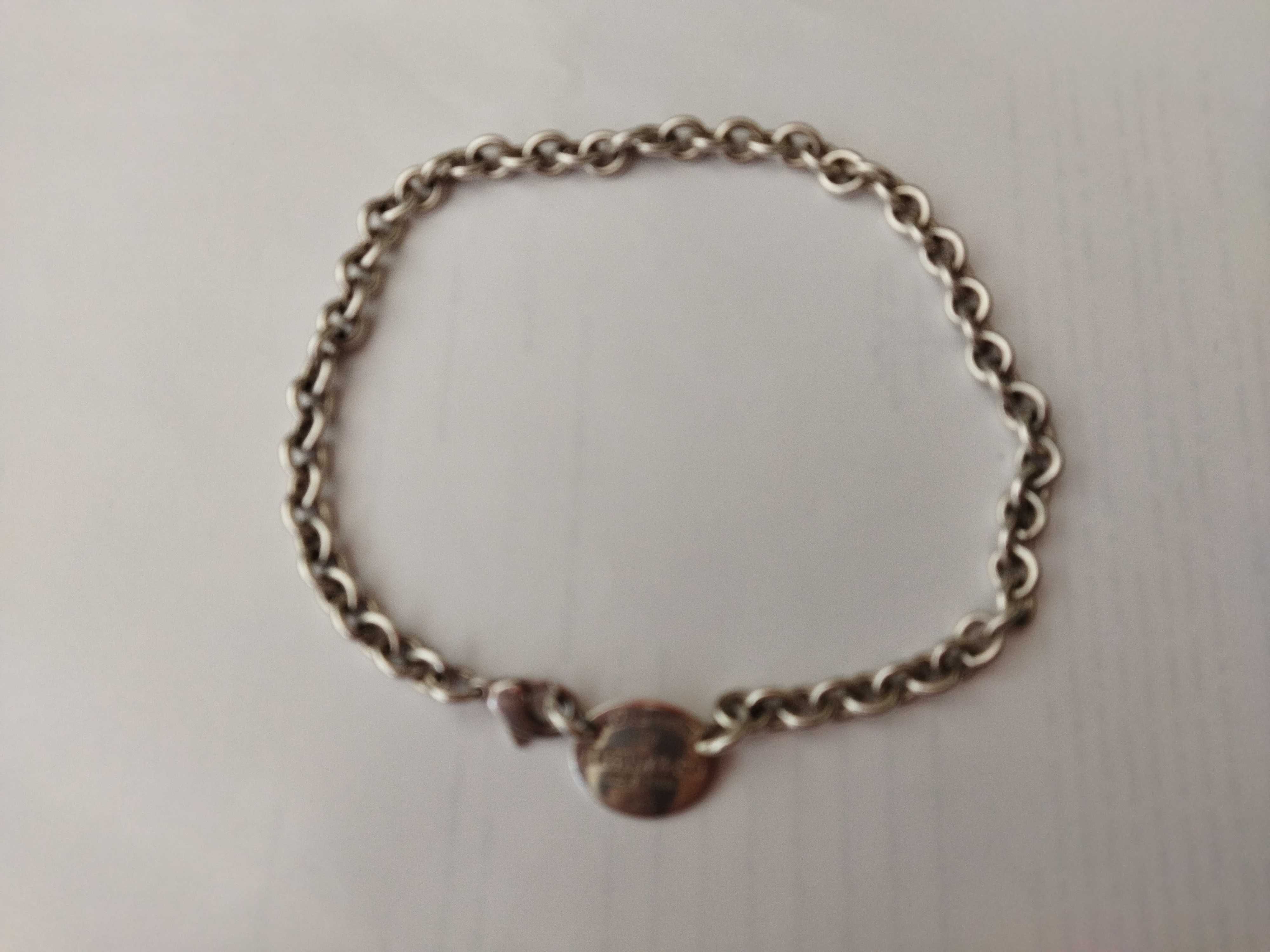 Сребърно колие гривна Tiffany