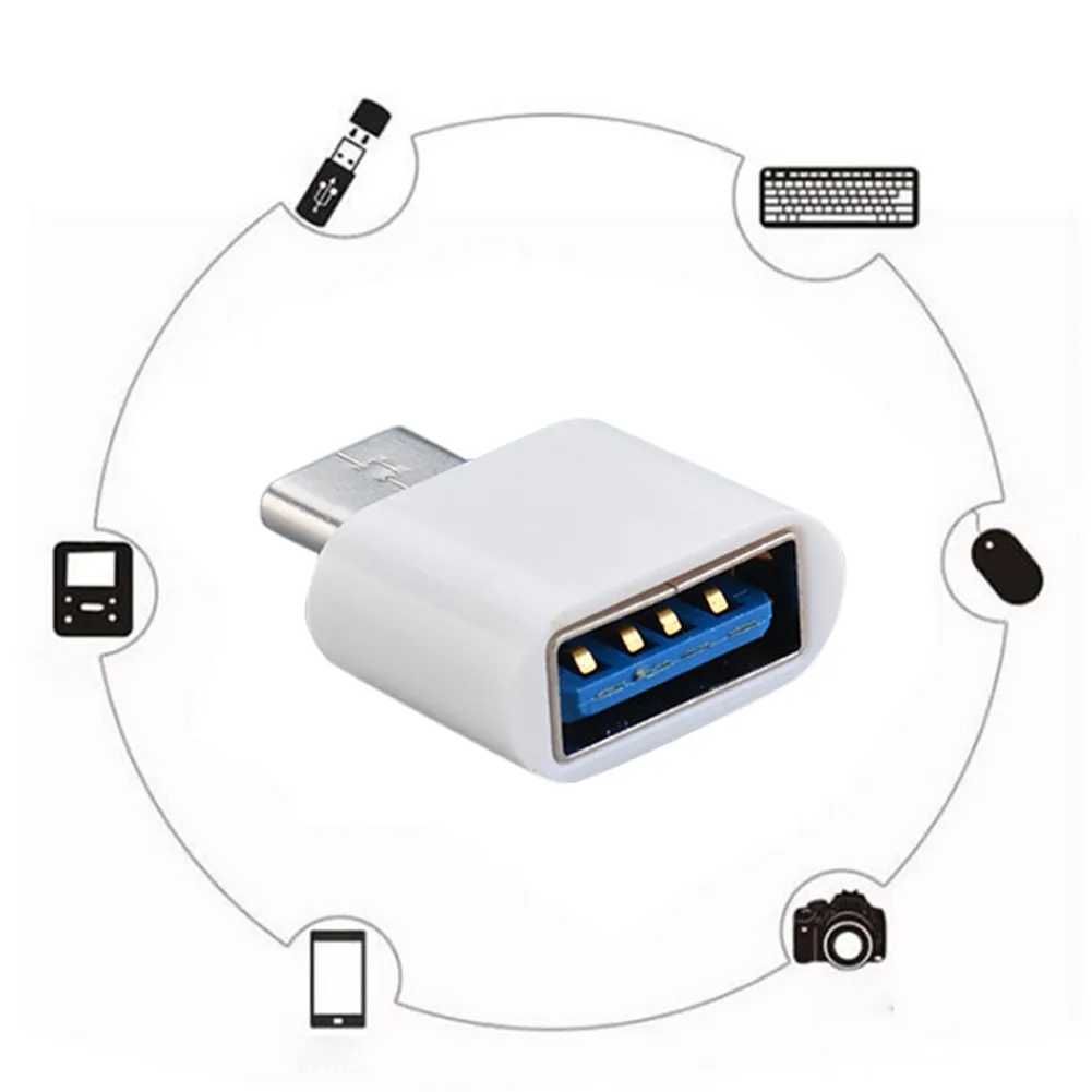 Адаптер Переходник OTG usb Type-C micro usb to usb 3.0 aux lightning