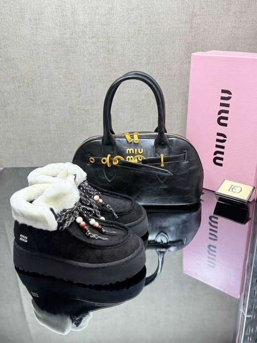 Ghete dama cu geanta miu