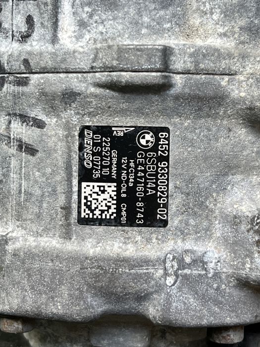 Bmw Seria 1 F20 Seria 3 F30 Compresor Clima AC