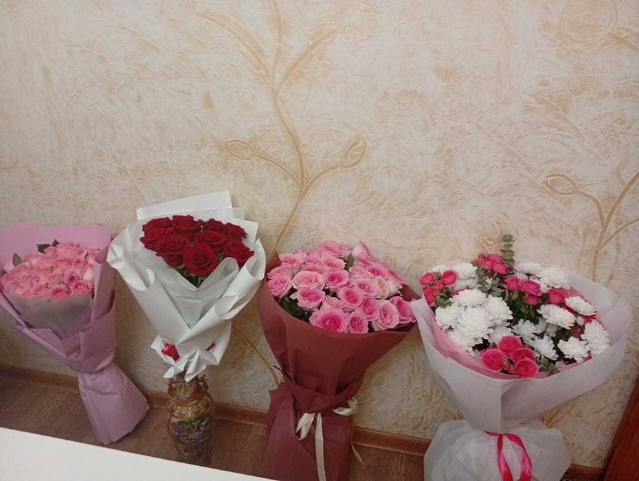 Цветы свежие, каждая по 5500