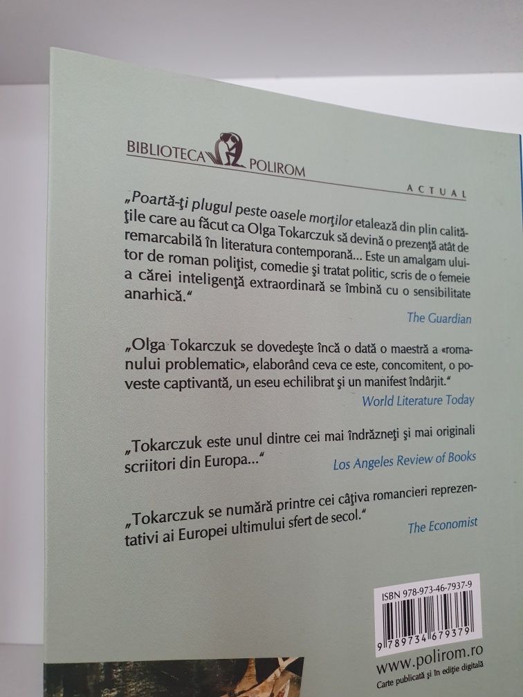 Cartea Poartă-ți plugul peste oasele morților, Olga Tokarczuk