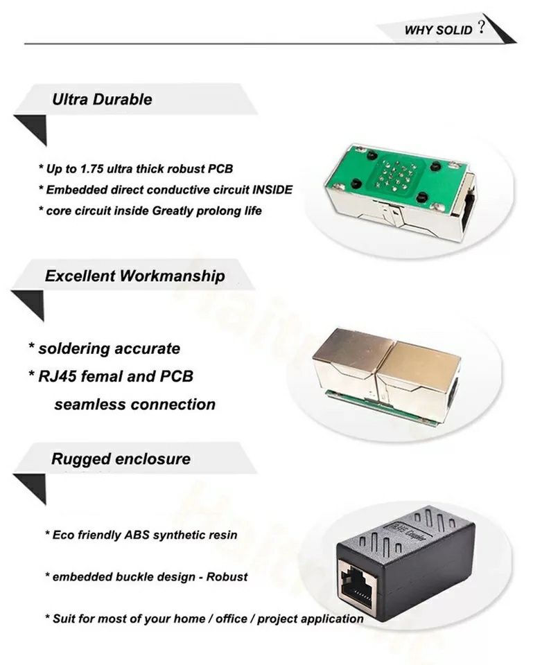 Муфта RJ45 (Соединитель) 5,6,7 cat. Качественная! Алматы.