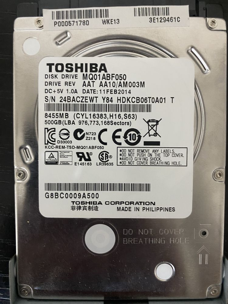 HDD 500 GB Laptop