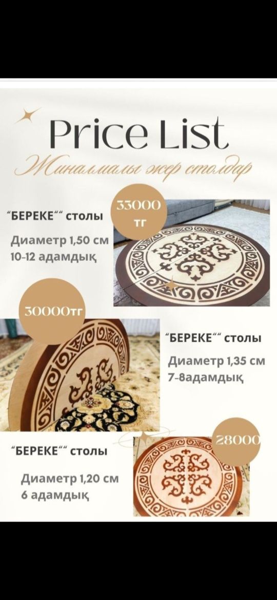 Жер стол сатылады