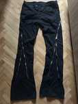 Blugi mnml D519 Zipper Flare Denim