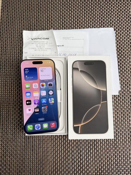 256!ЛИЗИНГ*70лв/м iPhone 16 pro*Natural Titanium айфон 16 про