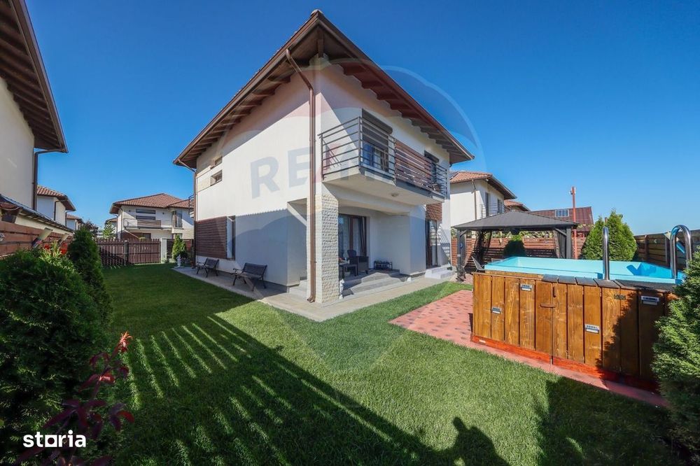 Vila mobilata modern, piscina, zona de interes Ghimbav!