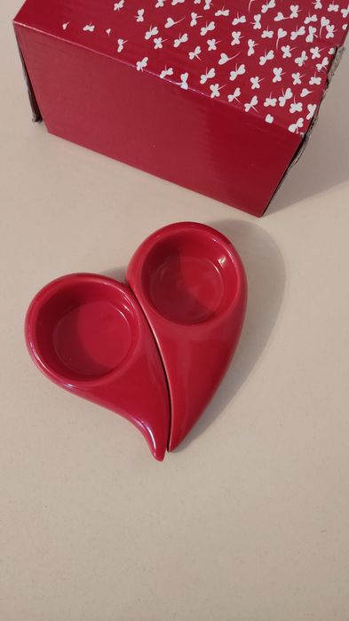 Распродажа! Подсвечники, подставка для украшений в виде Сердца! Керами