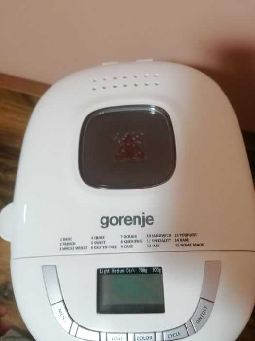 Хлебопекарна Gorenje