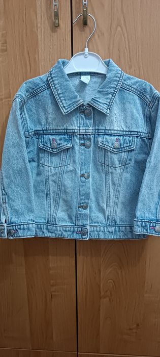Джинсова куртка для девочки 3, 4лет