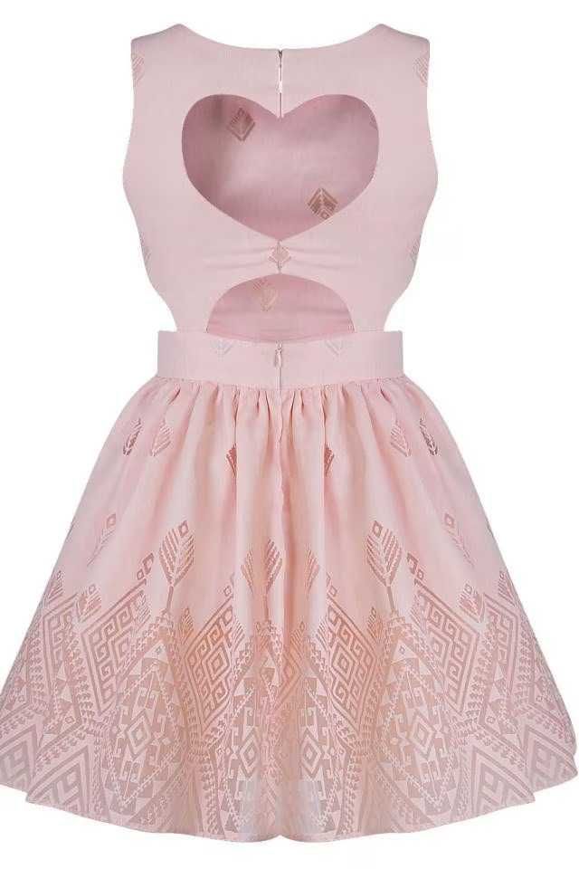 Официална розова рокля Junona с тюл
