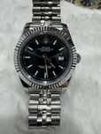 Rolex date just black dial automatic de inalta calitate,otel 904 L