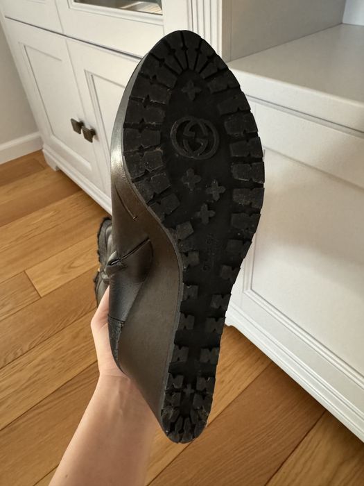 Cizme piele Gucci