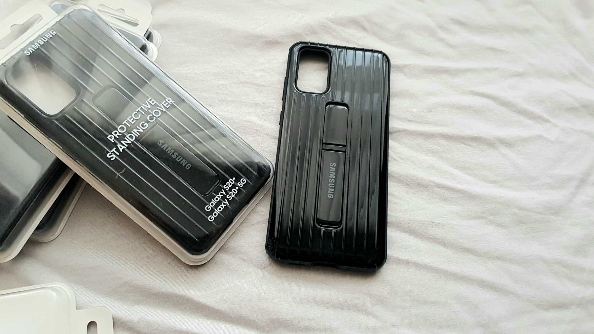 Husa Carcasa Protective+Stand Originala Samsung Galaxy S20+ Plus noua