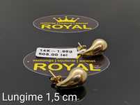 Bijuteria Royal: Cercei aur 14k/1.68 gr