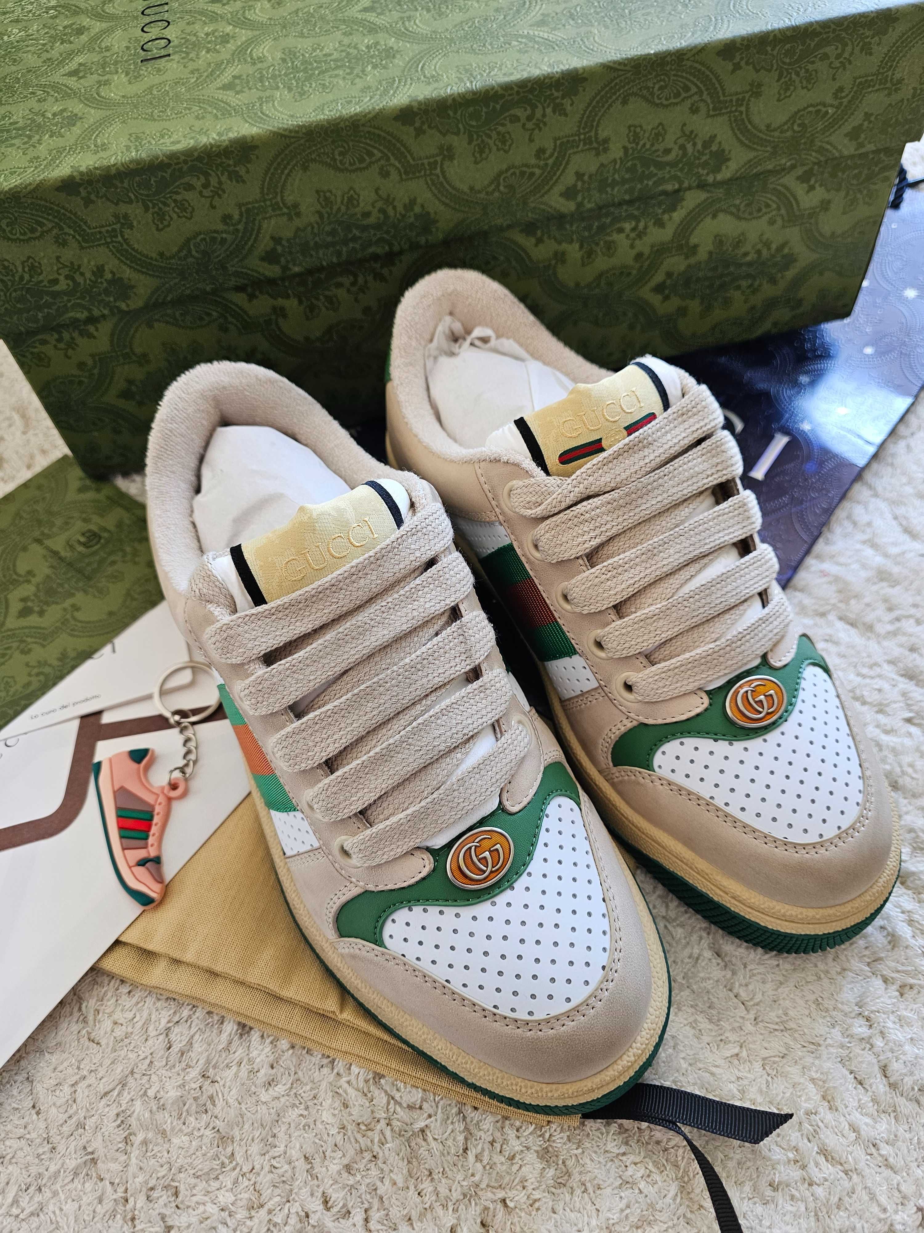Tenisi Gucci Screener, tip Premium /marimi 35-45/ Adidasi Unisex