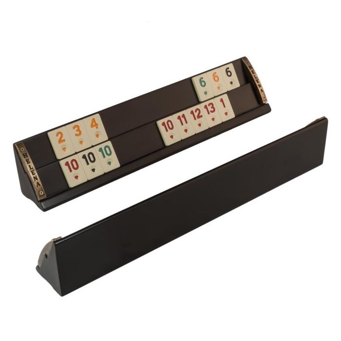 Joc rummy, remy din lemn masiv cu insertii metalice Vip 2646.BLK