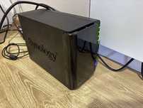 Synology DS216+II с 2 дисками WD Red 2 ТБ, почти новые