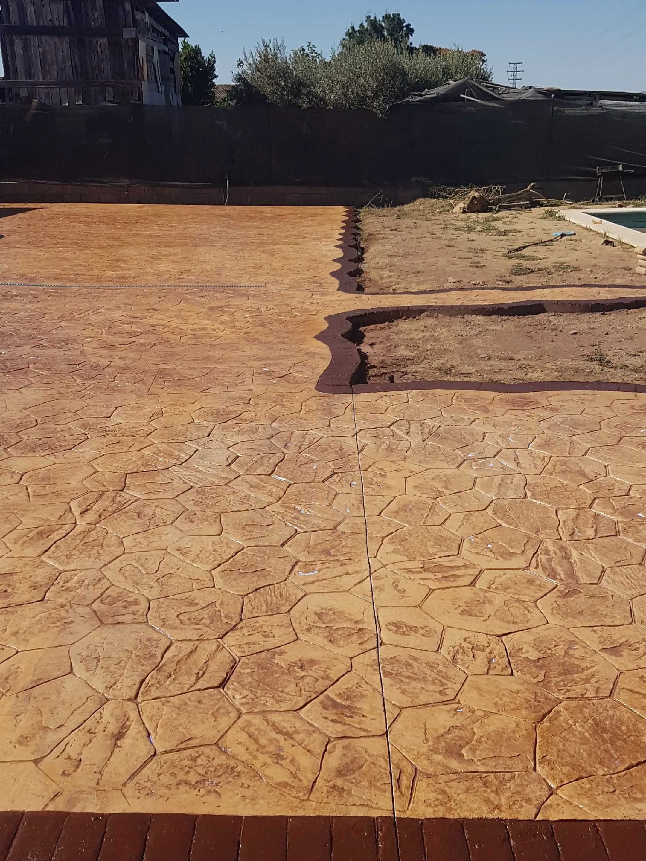 Beton amprentat si elicopterizat