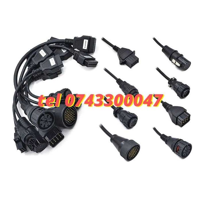 Set De 8 Cabluri Adaptoare Obd2 Autocom Delphi Camioane Dube