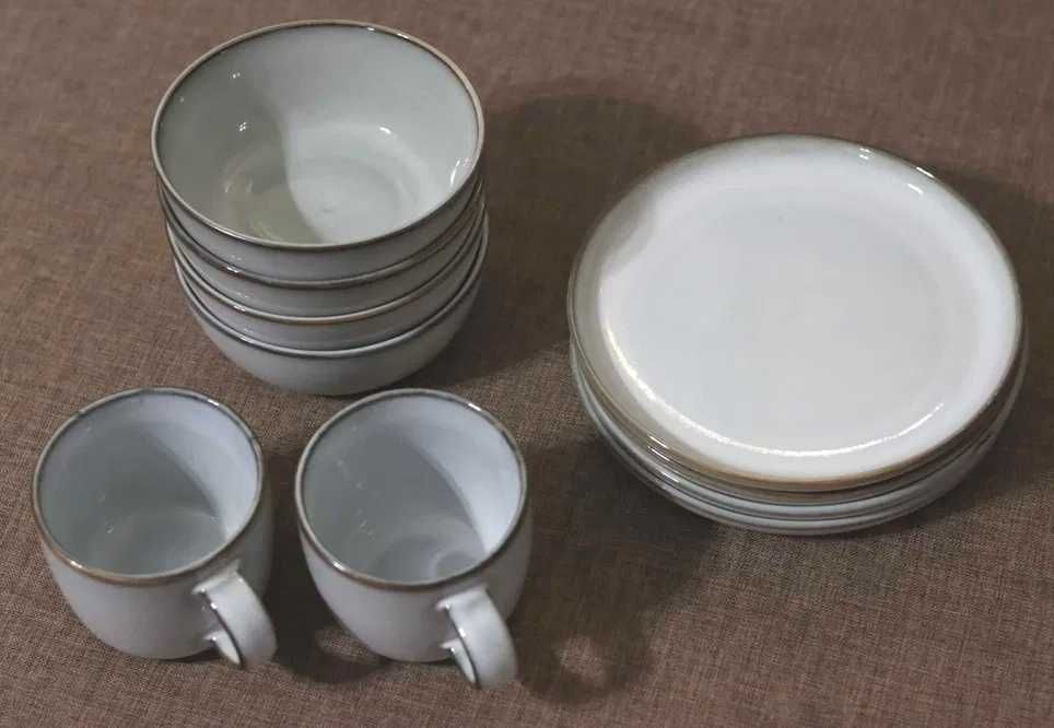 IKEA GLADELIG, set vesela ceramica, bol, farfurie, cana, noi