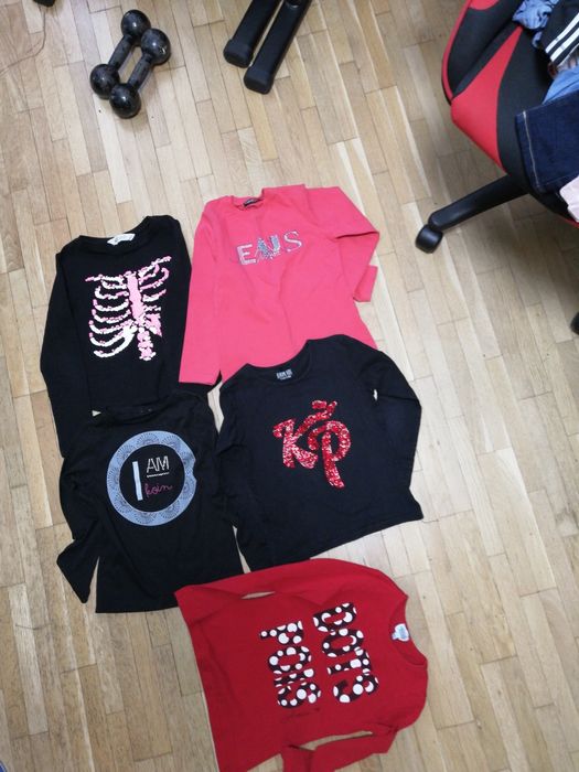 Маркови дрехи момиче 122-128, Зара, Tommy Hilfiger, Adidas