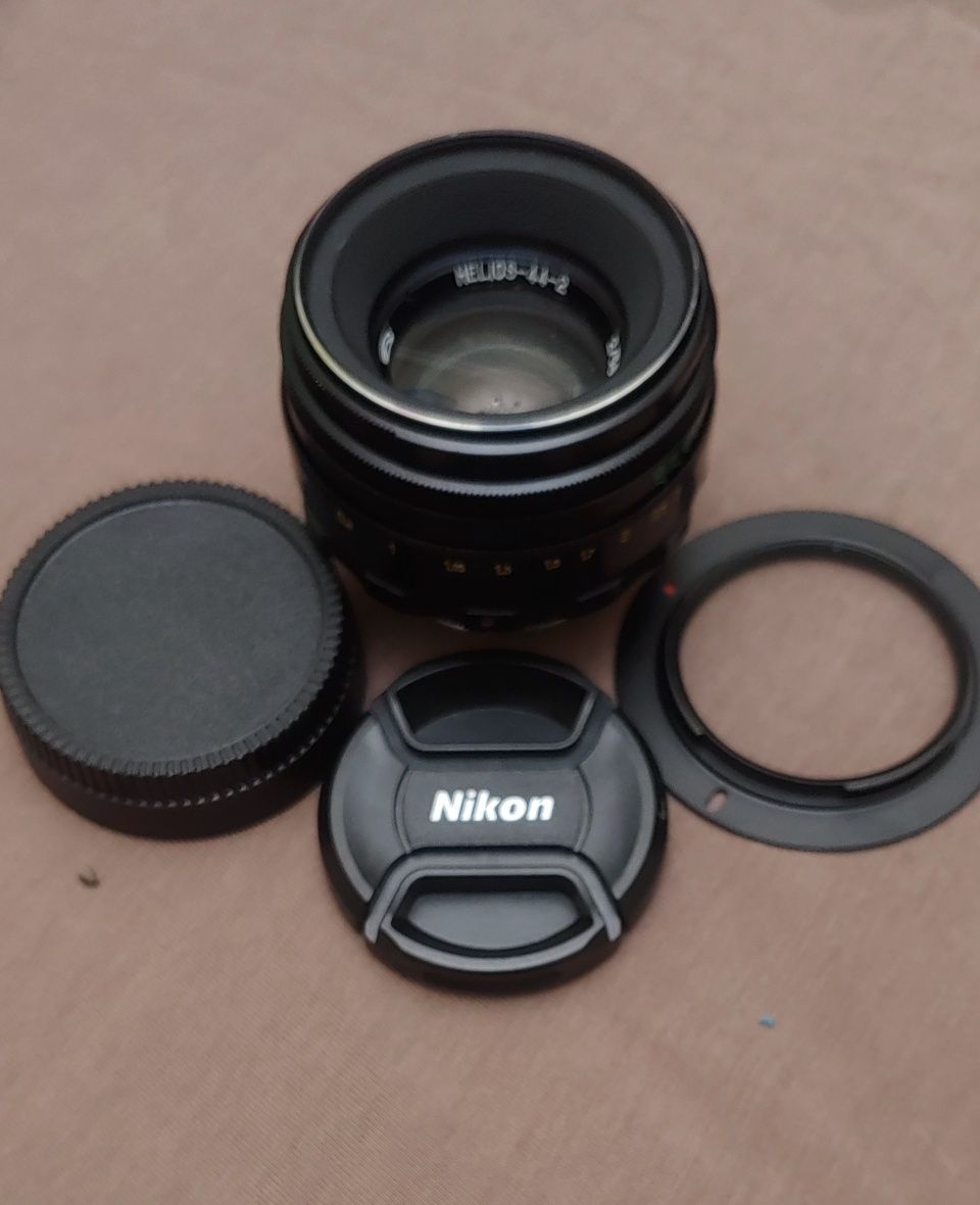 Гелиос 44-2 с адаптером Nikon