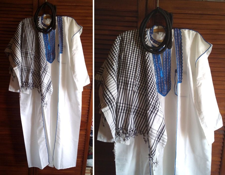 costum barbatesc traditional islamic (caftan egiptean), nou, 4 piese