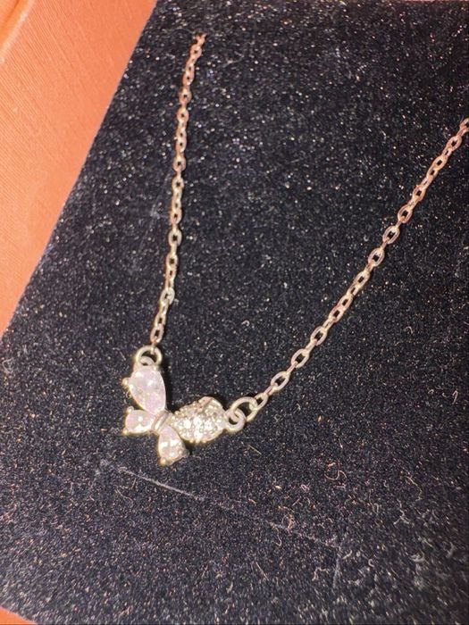 Сребърно колие ново