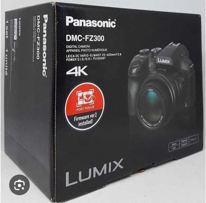 Aparat foto digital Panasonic LUMIX FZ300 cu zoom extins, 12,1 megapix