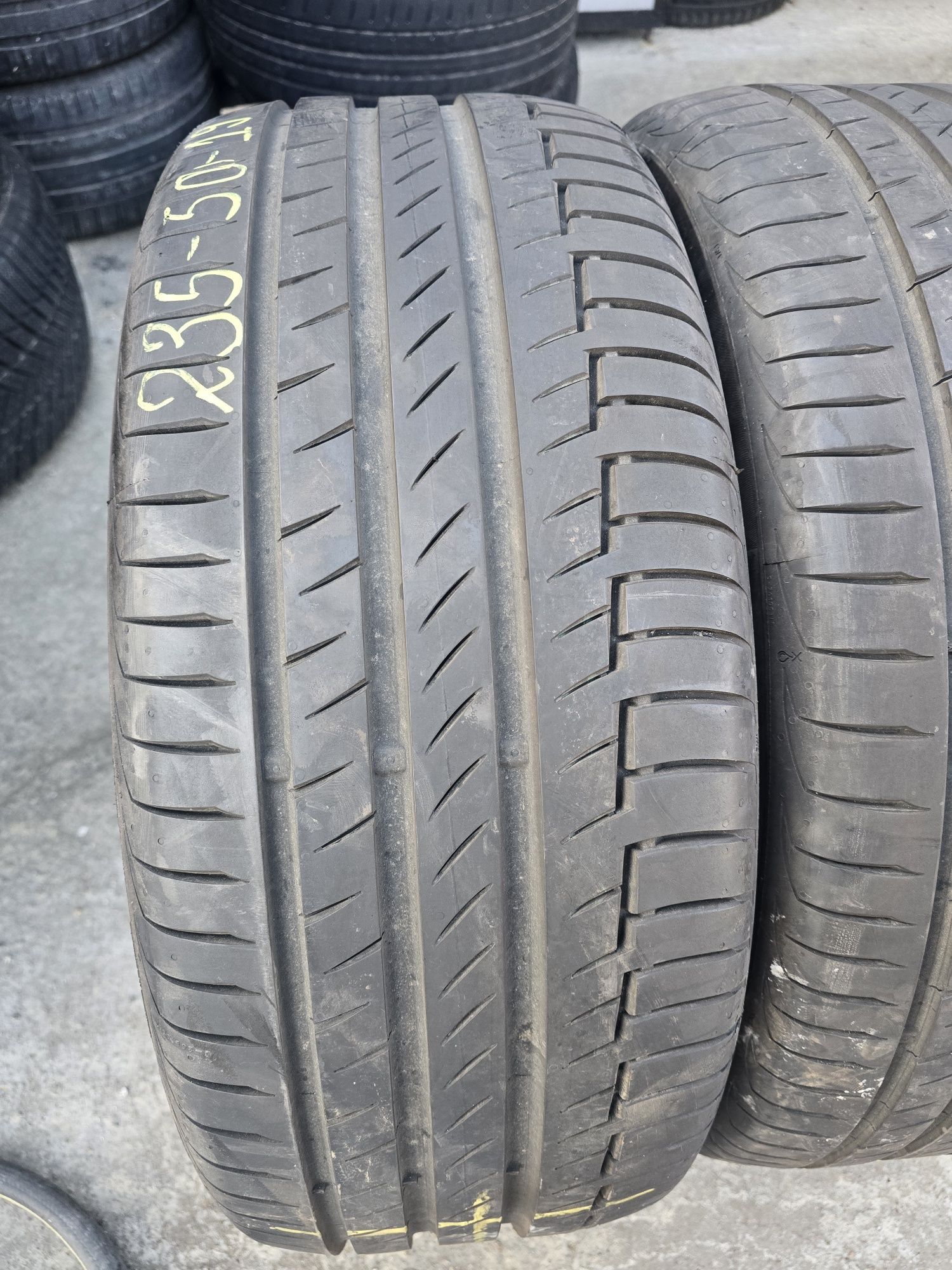 4 Броя Гуми 235/50/19 Continental 7mm 2022DOT КАТО НОВИ