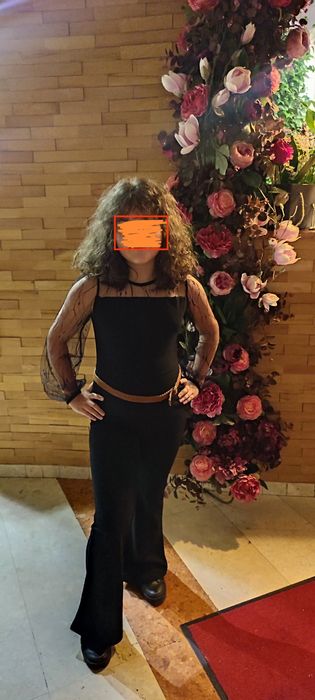 Salopeta/ combinezon ocazie fete marime 146