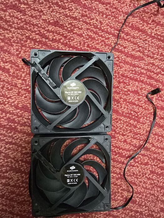 Vand 4 coolere/fanuri 120 mm corsair,skythe,silentium