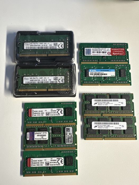 Vand memorii Ram DDR2 si DDR3  si DDR4 2GB ,4GB si 8GB