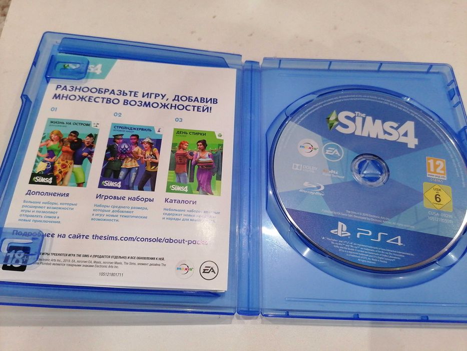 Симс 4 диск для Ps4