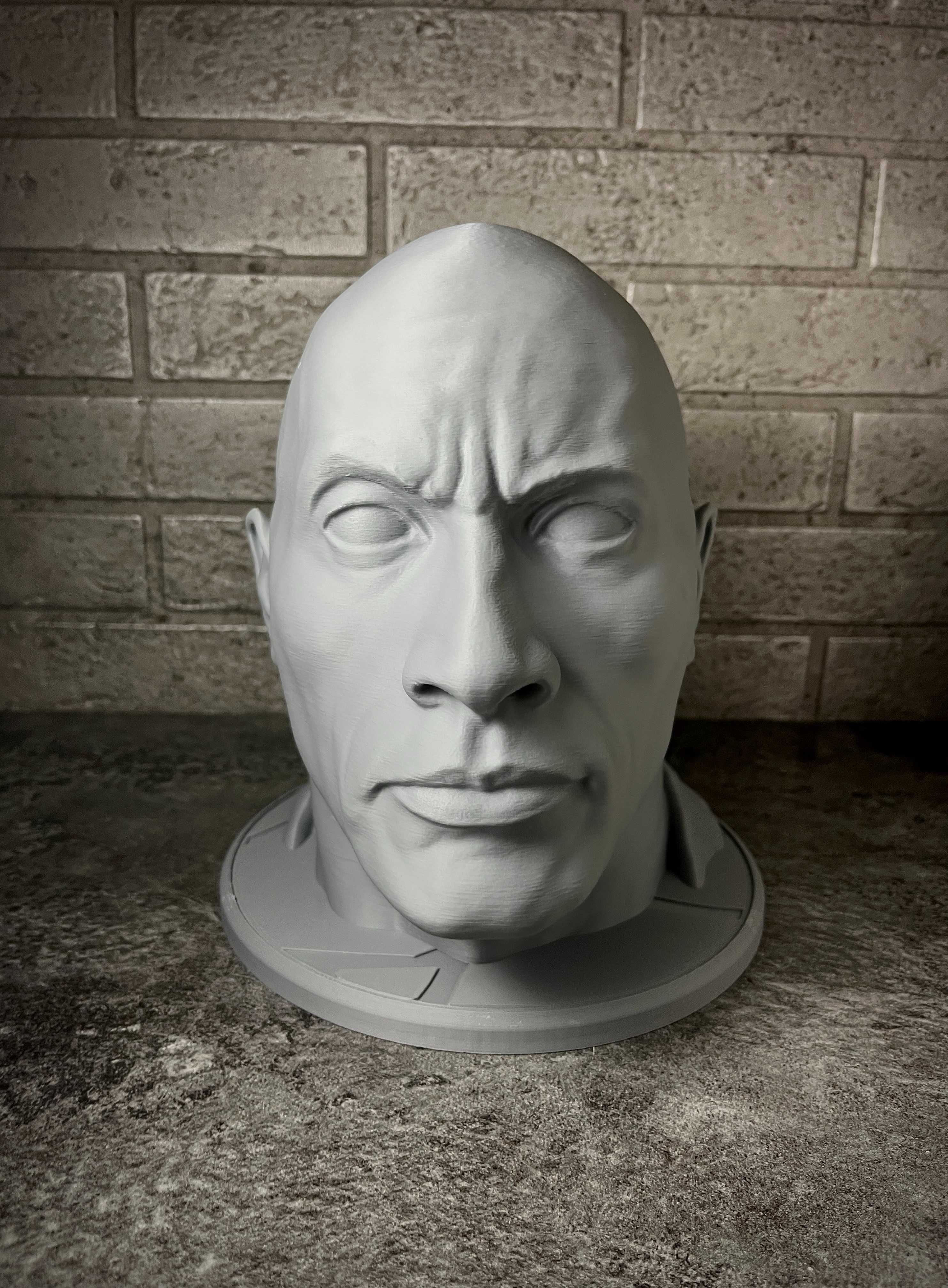 Suport casti - bust The Rock
