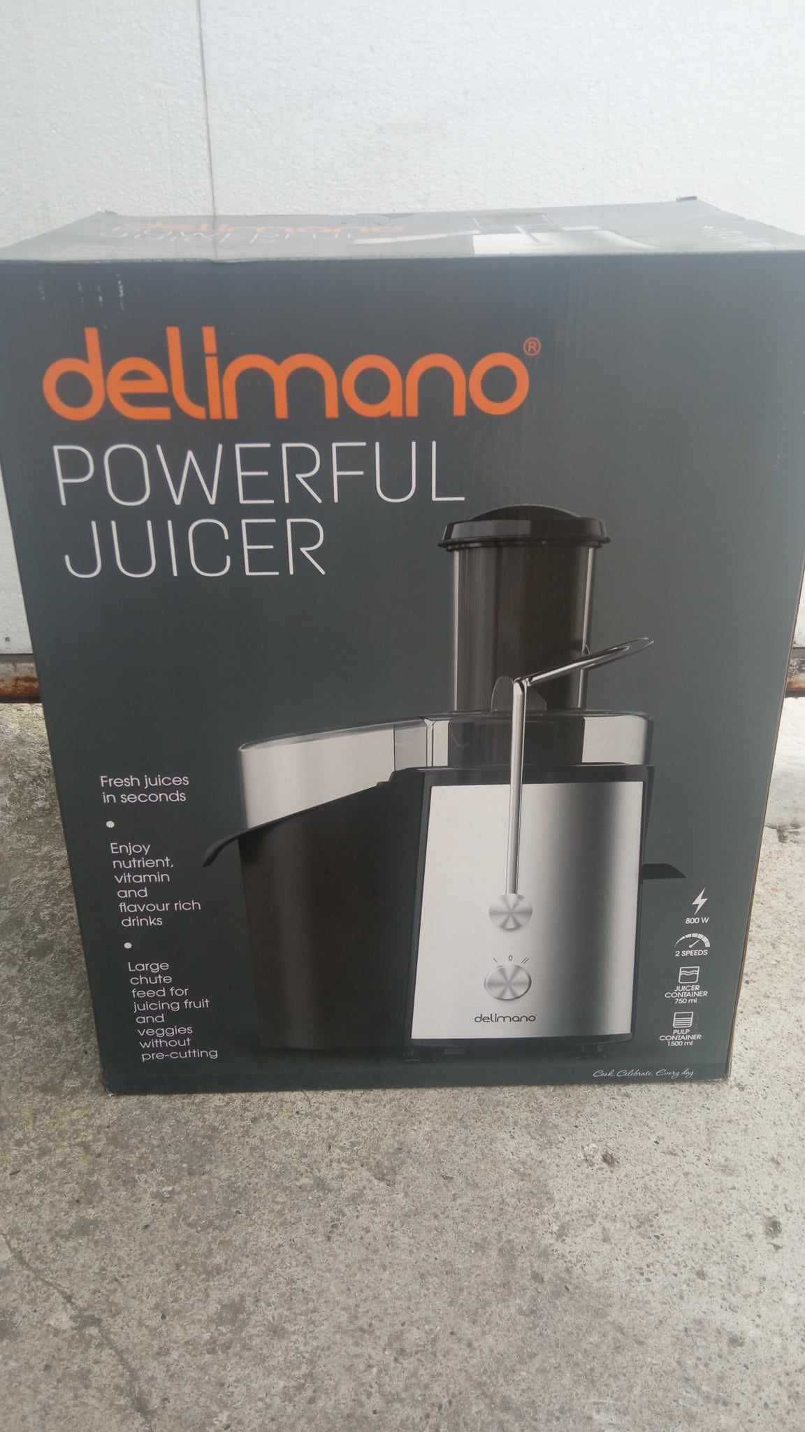 Чисто нова Delimano сокоизтисквачка Power Juicer