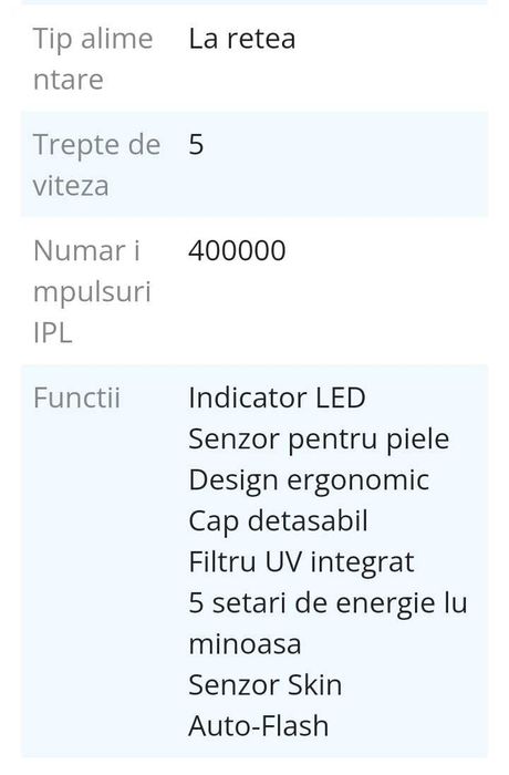 Epilator IPL EvoSmart™ RX, Pentru Epilare definitiva